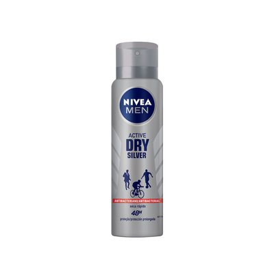 NIVEA Men Desodorante Antitranspirante Aerosol Silver Protect 150ml